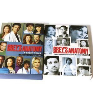 GREY'S ANATOMY SEASON 2 AND 3 DVD COMPLETE SETS